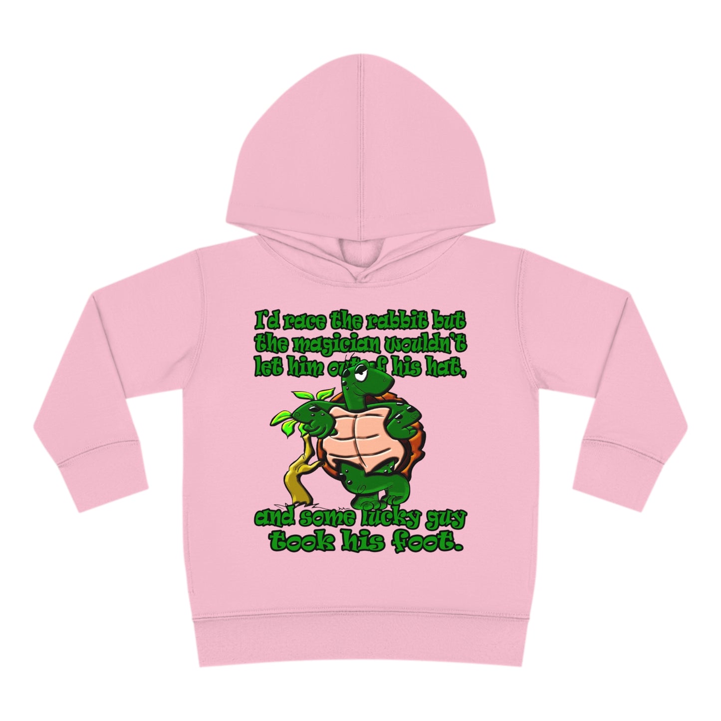 turtle race - Toddler Pullover Fleece Hoodie