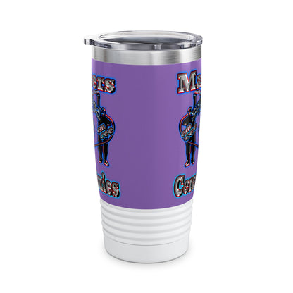 em cee squared - Ringneck Tumbler, 20oz (light purple)