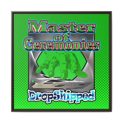 logo - framed canvas art (logo green)