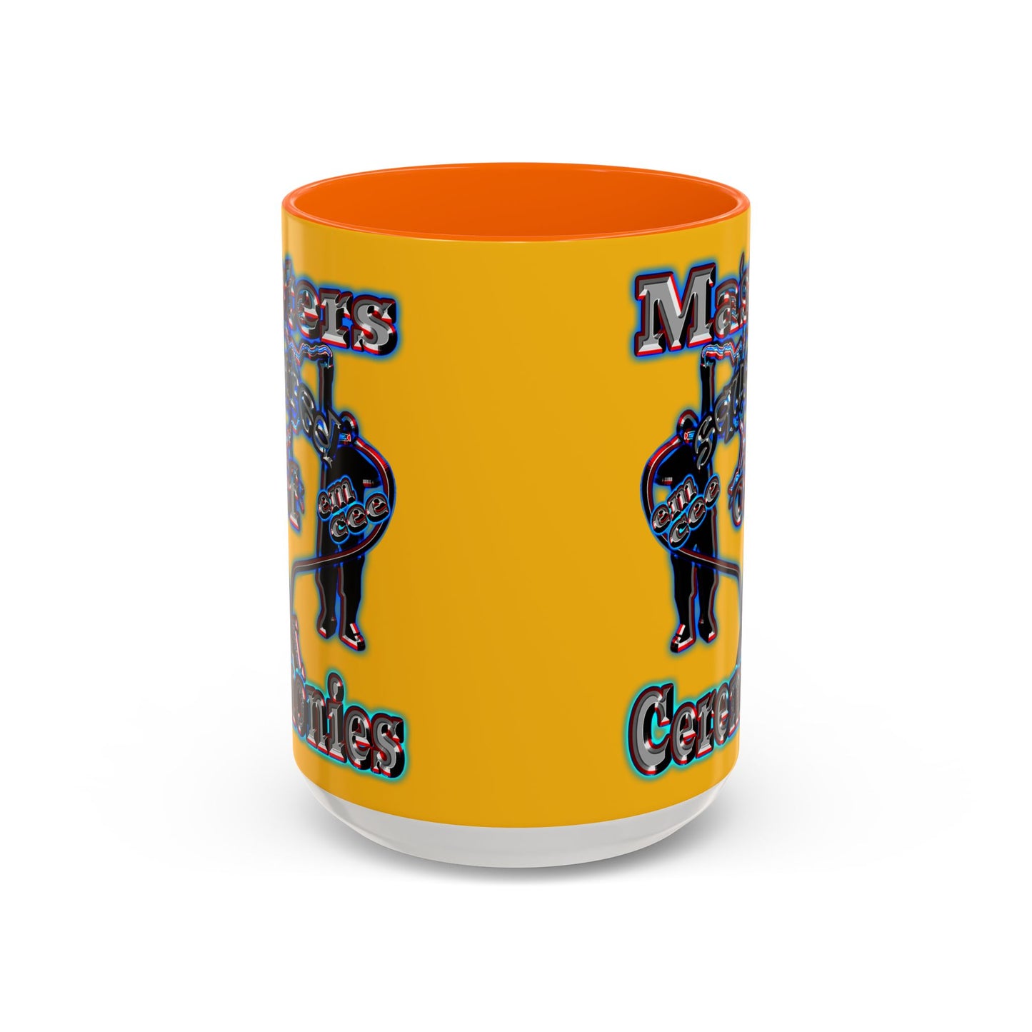 em cee squared - Accent Mug (yellow)