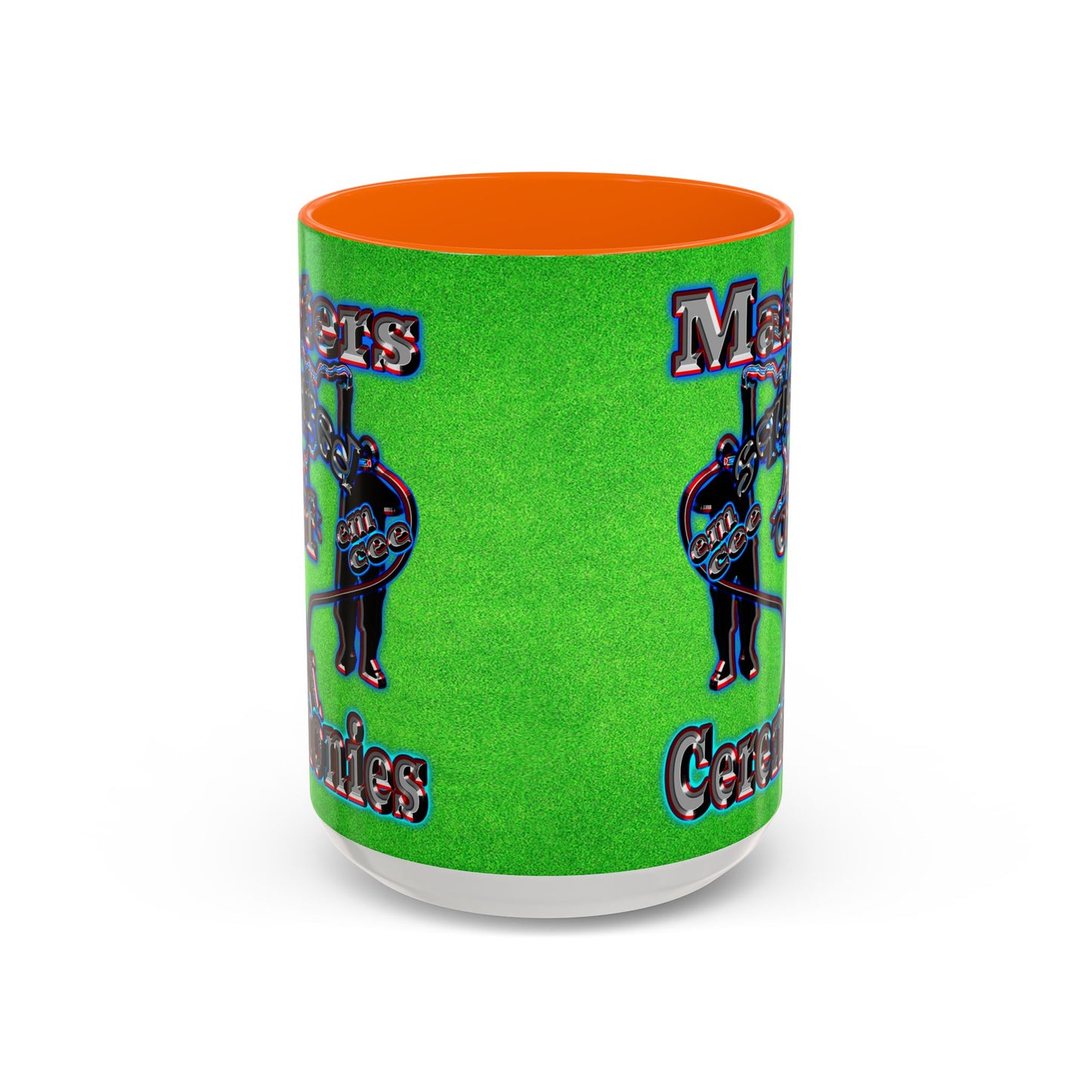 em cee squared - Accent Mug (green turf)