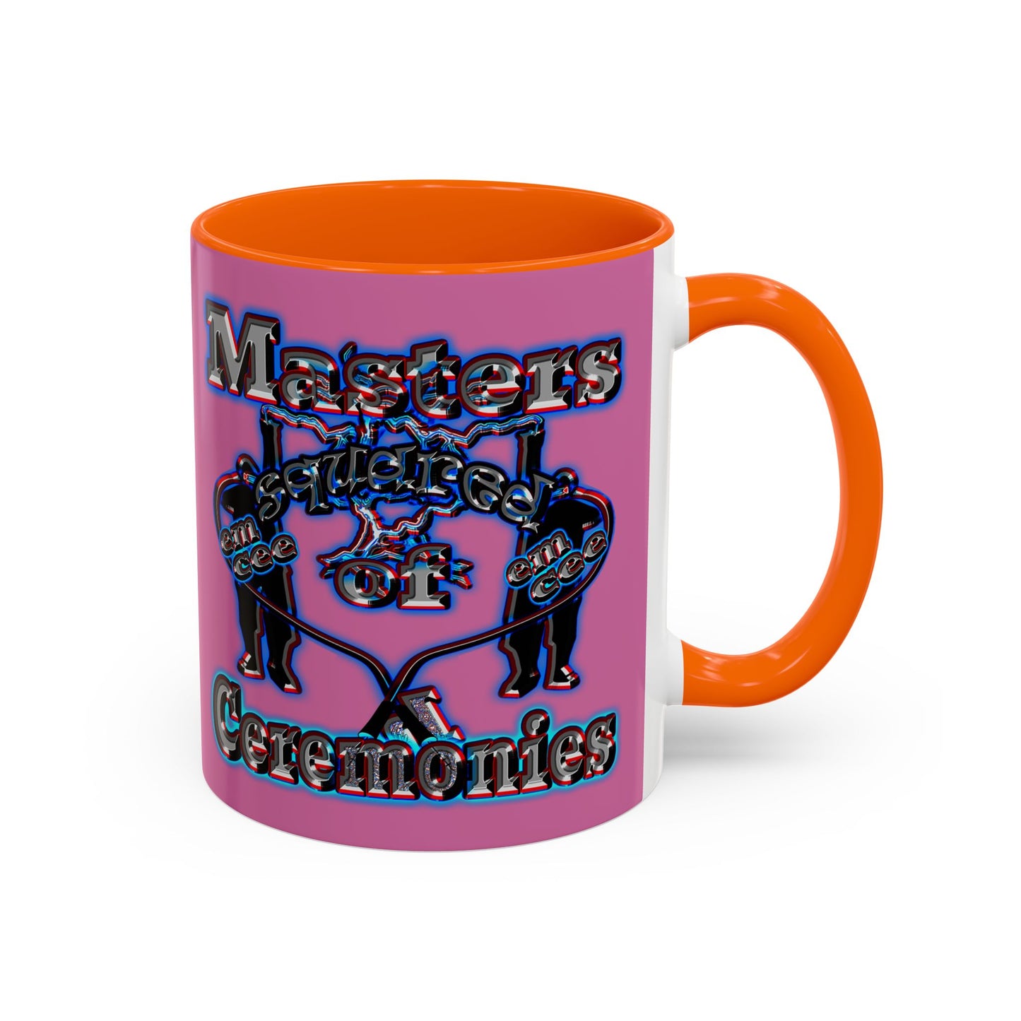 em cee squared - Accent Mug (light pink)