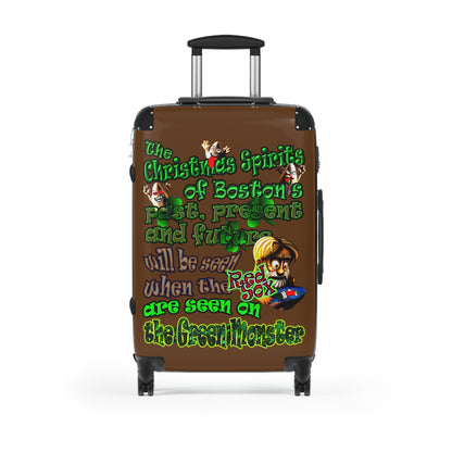 christmas spirits of boston - Suitcase (brown)
