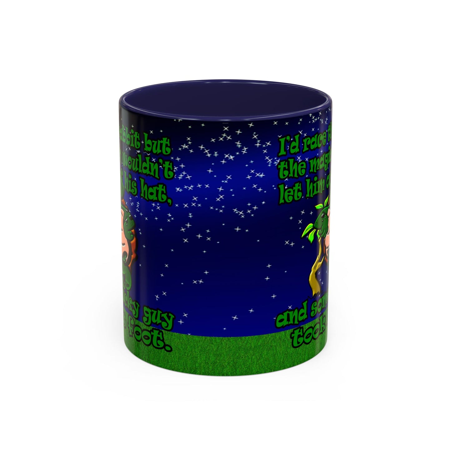 turtle race - Accent Mug ('snoops' background)