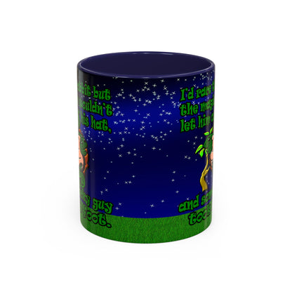 turtle race - Accent Mug ('snoops' background)