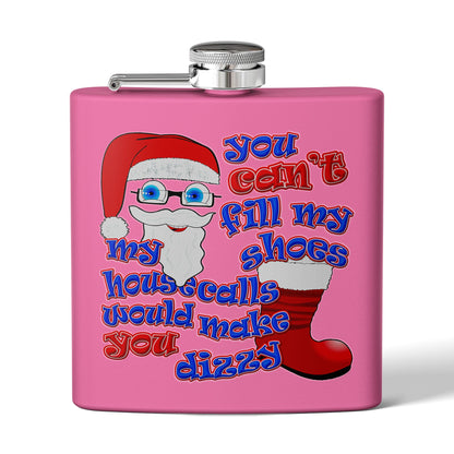 santa's shoes - Stainless Steel Flask