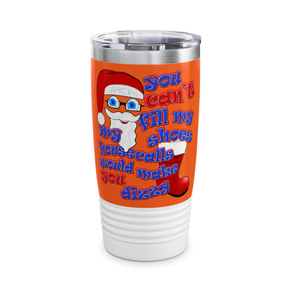 santa's shoes - Ringneck Tumbler, 20oz (orange)