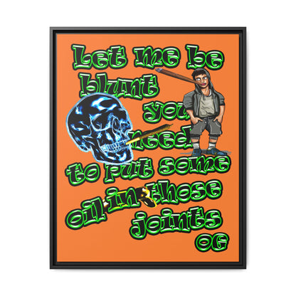 og - framed canvas art (crusta)