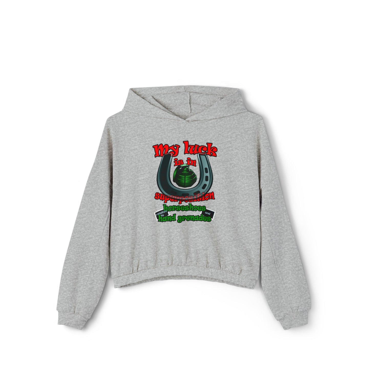 my luck - Women's Cinched Bottom Hoodie