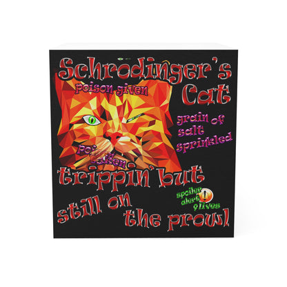 schrodinger's cat - note cube (black)