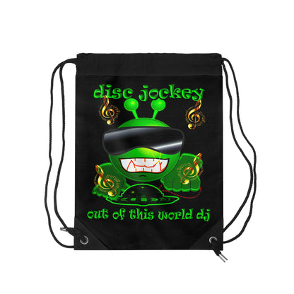 disc jockey - Drawstring Bag (black)