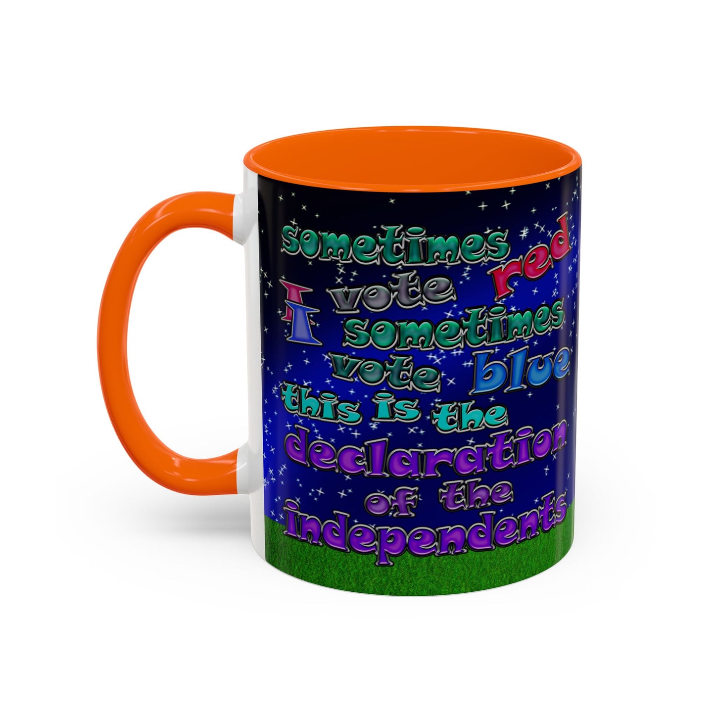 declaration of the independents - Accent Mug ('snoops' background)