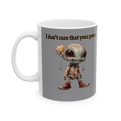 I don't care that your grey - White Mug (grey)