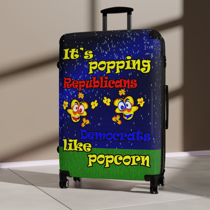 popping like popcorn - Suitcase ('snoops' background)