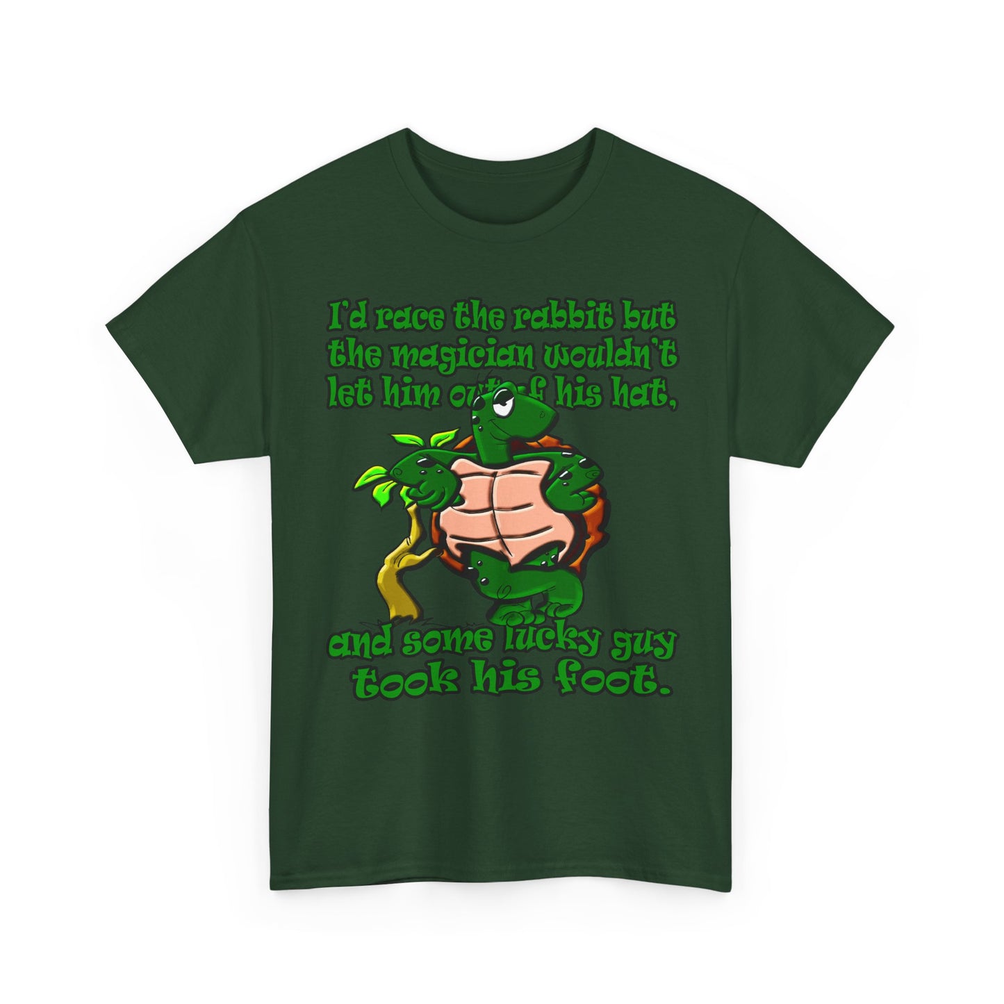 turtle race - Unisex Heavy Cotton Tee
