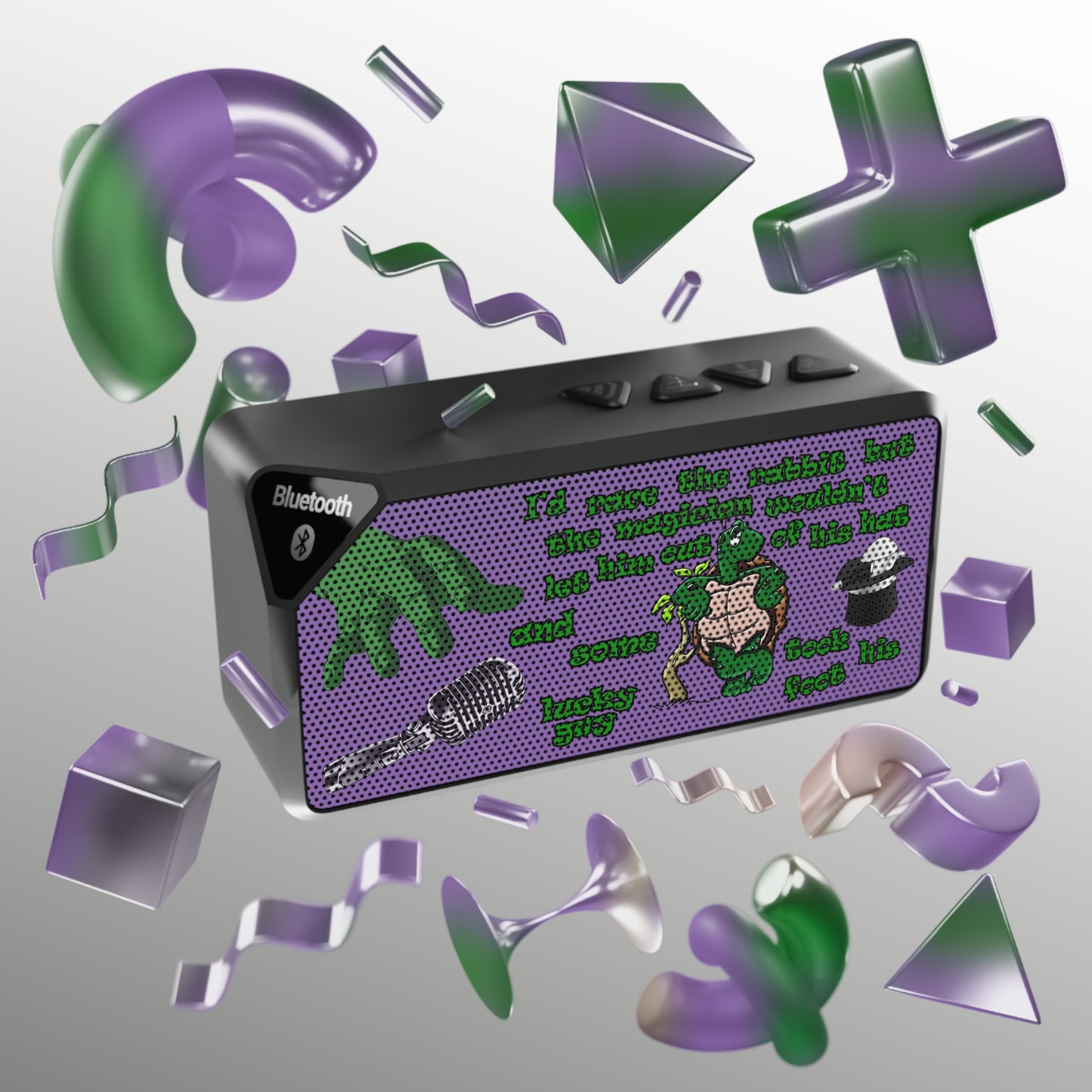 turtle race - Jabba Bluetooth Speaker (light purple)
