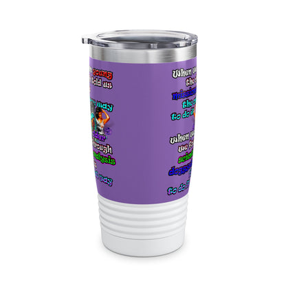 doggystyle - Ringneck Tumbler, 20oz (light purple)