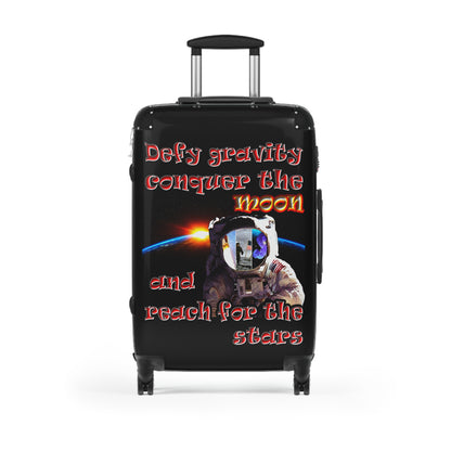 defy conquer reach - Suitcase (black)