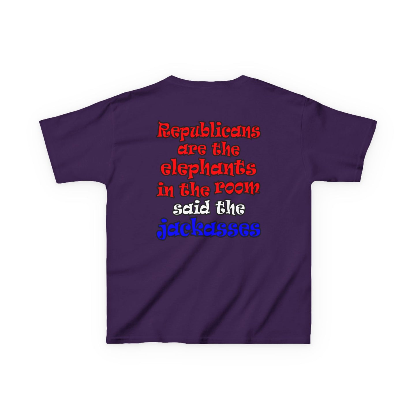 donkeys and elephants - Kids Heavy Cotton™ Tee