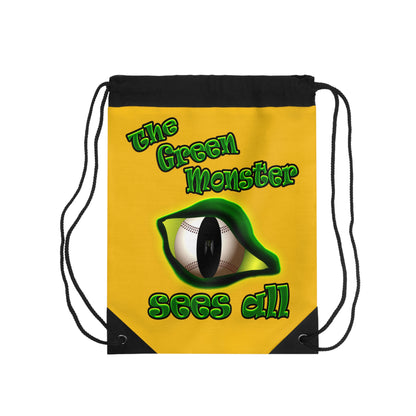 green monster - Drawstring Bag (yellow)