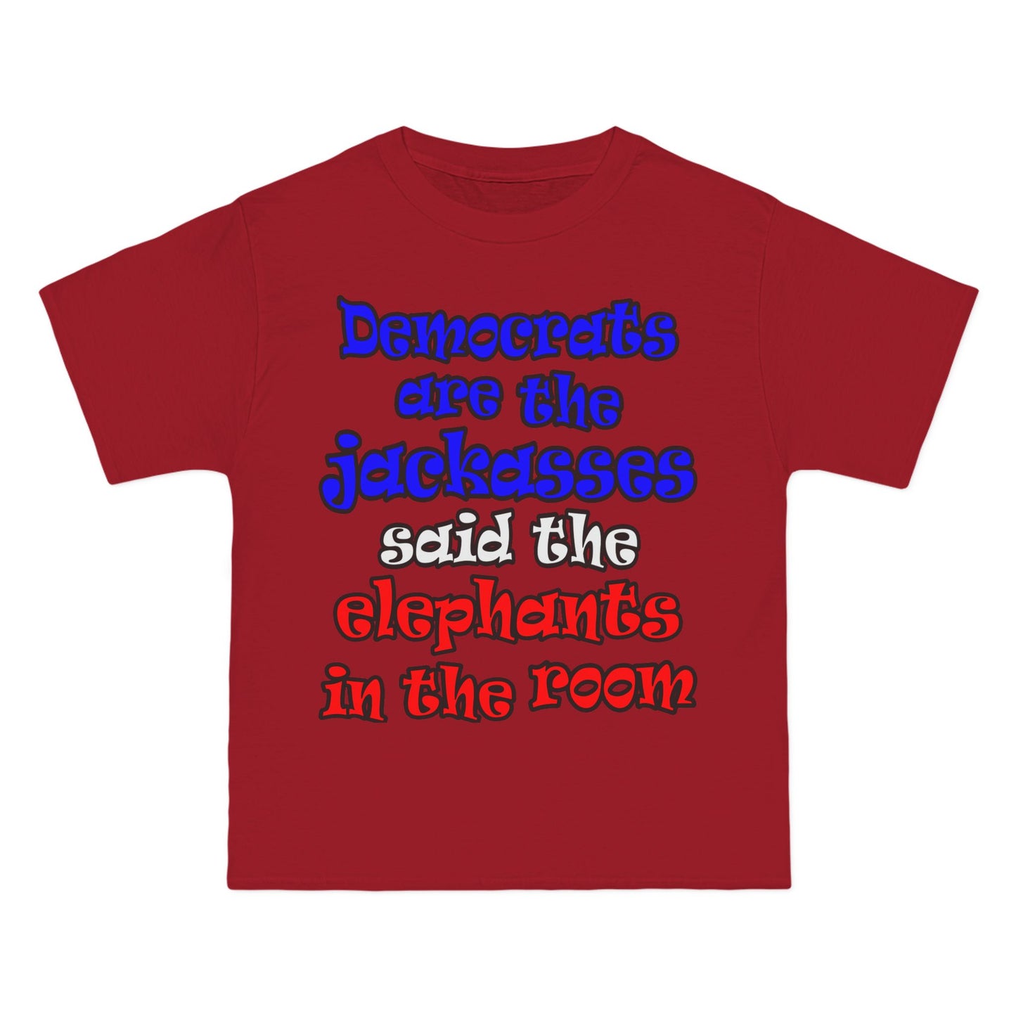 donkeys and elephants - Beefy-T®  Short-Sleeve T-Shirt