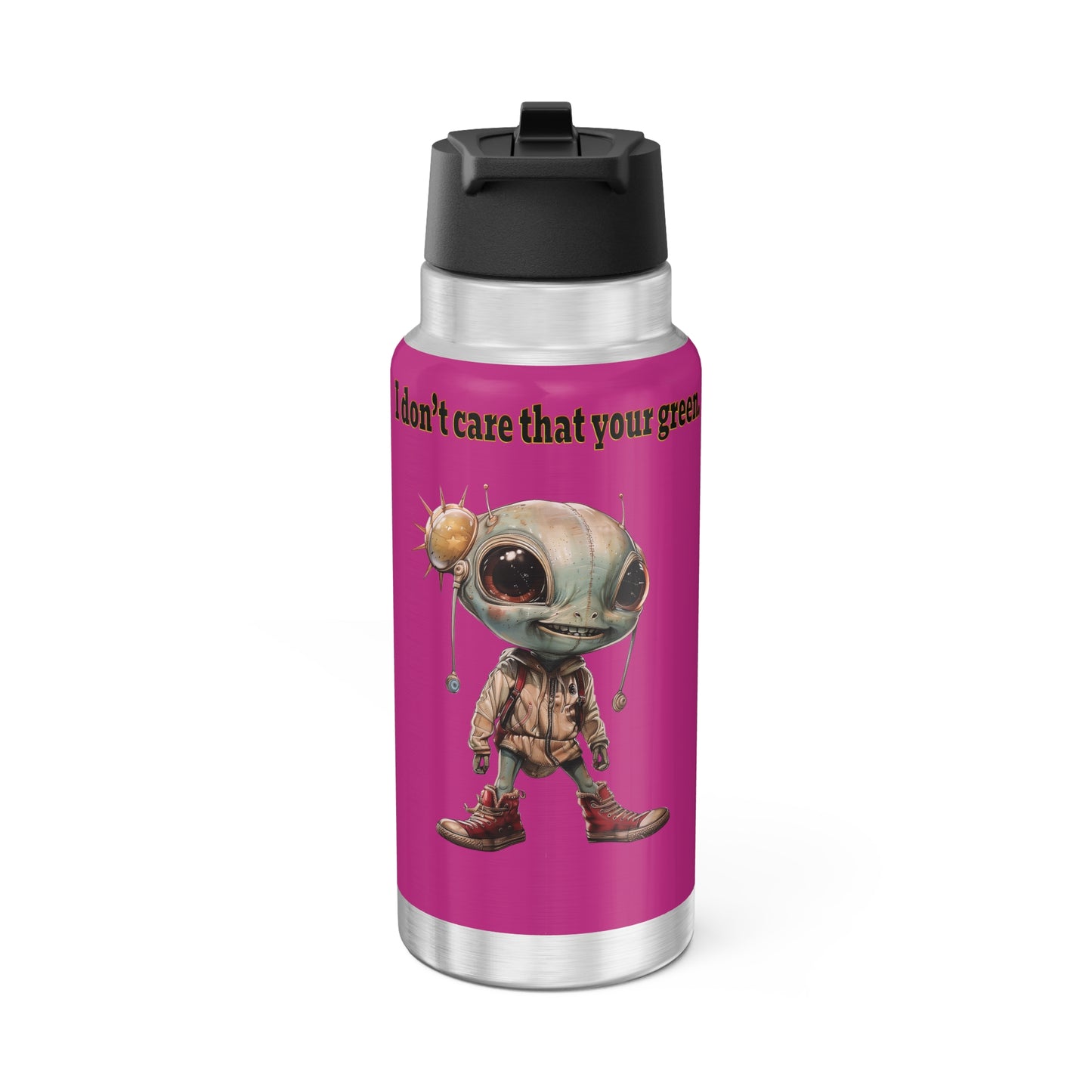 I don't care that your grey - Gator Tumbler, 32oz (pink)