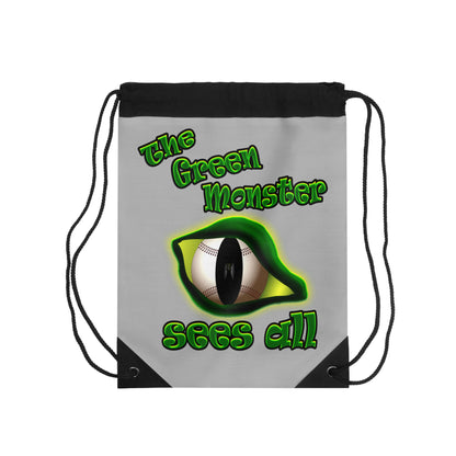 green monster - Drawstring Bag (light grey)