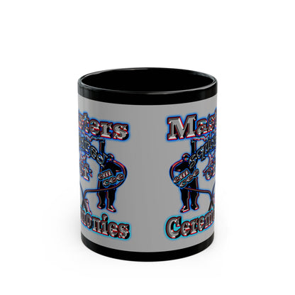 em cee squared - Black Mug (light grey)