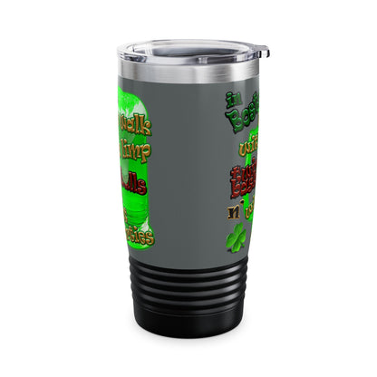 celtics logo - Ringneck Tumbler, 20oz (dark grey)