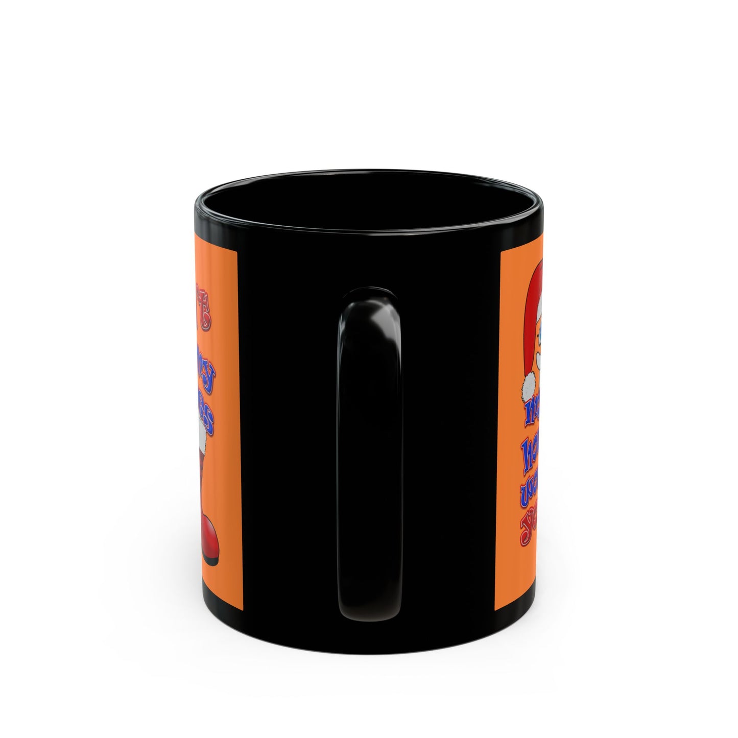 santa's shoes - Black Mug (crusta)