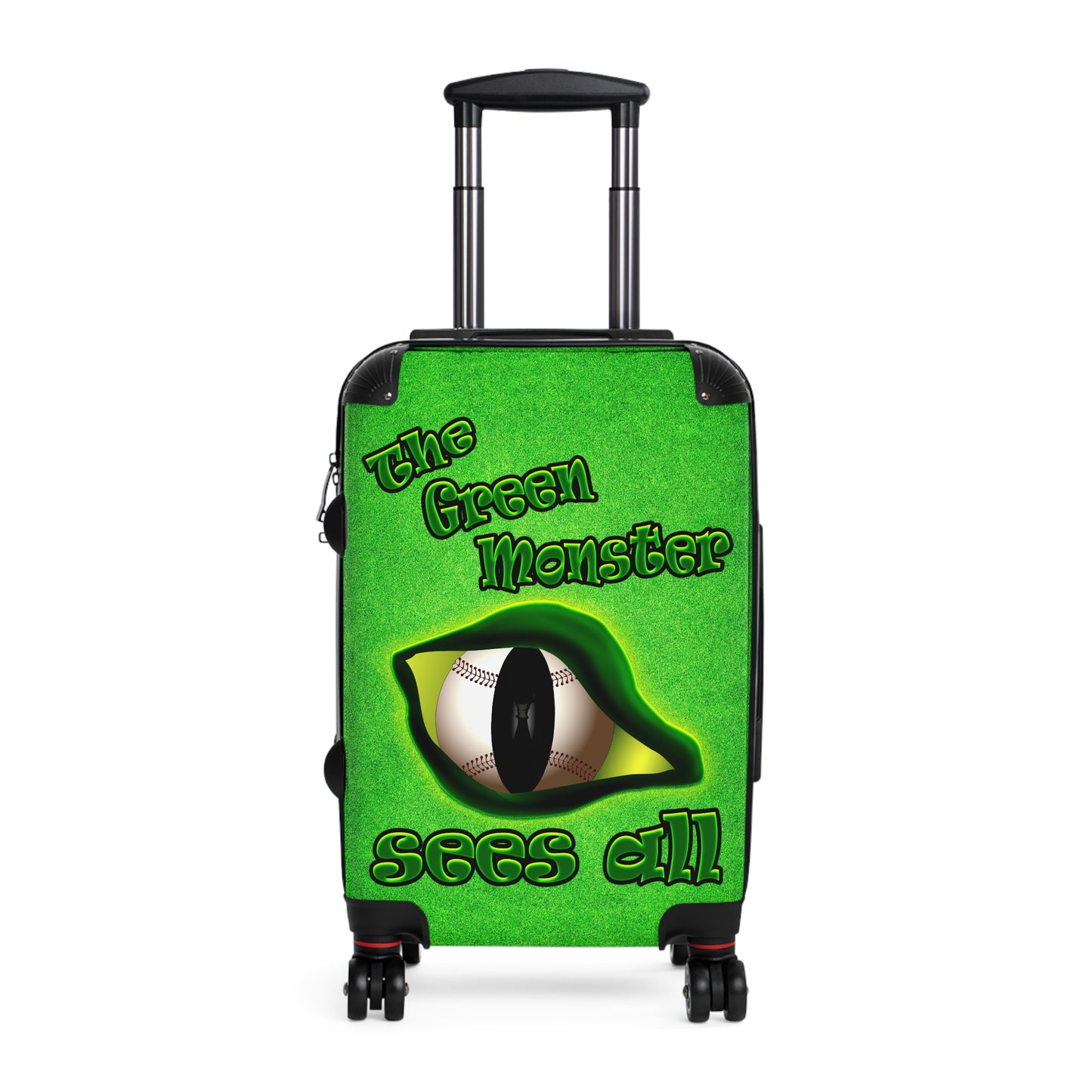 green monster - Suitcase (green turf)