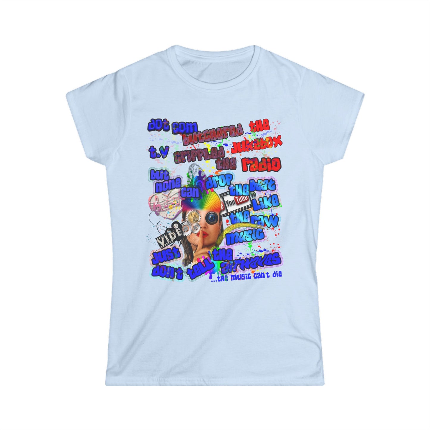 drop the beat - Women's Softstyle Tee