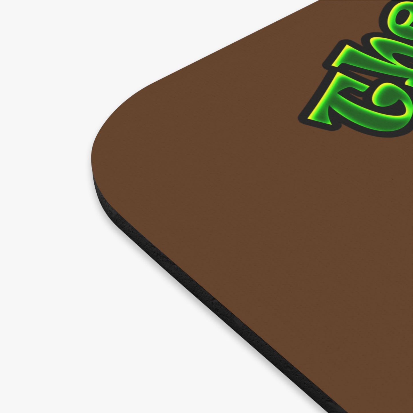 green monster - Mouse Pad (Rectangle) (brown)