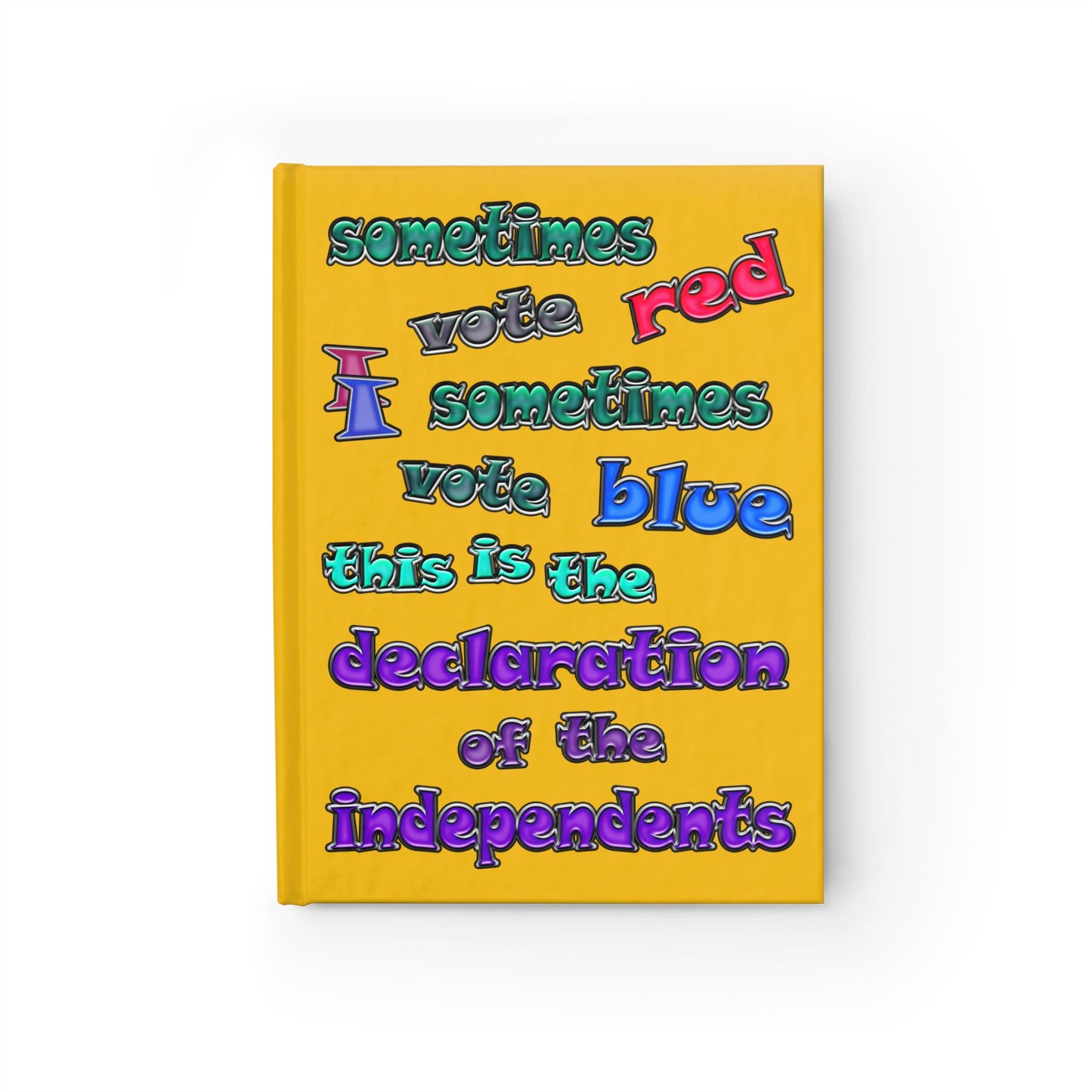declaration of the independents - journal-blank (yellow)