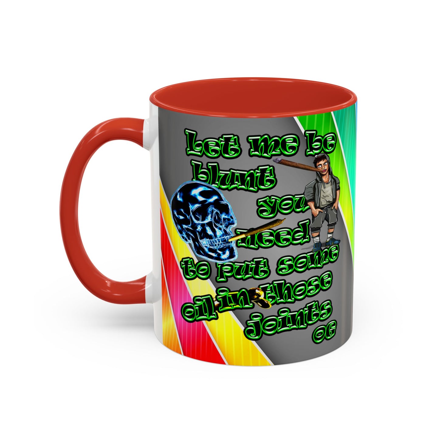 og - Accent Mug (rainbow split)
