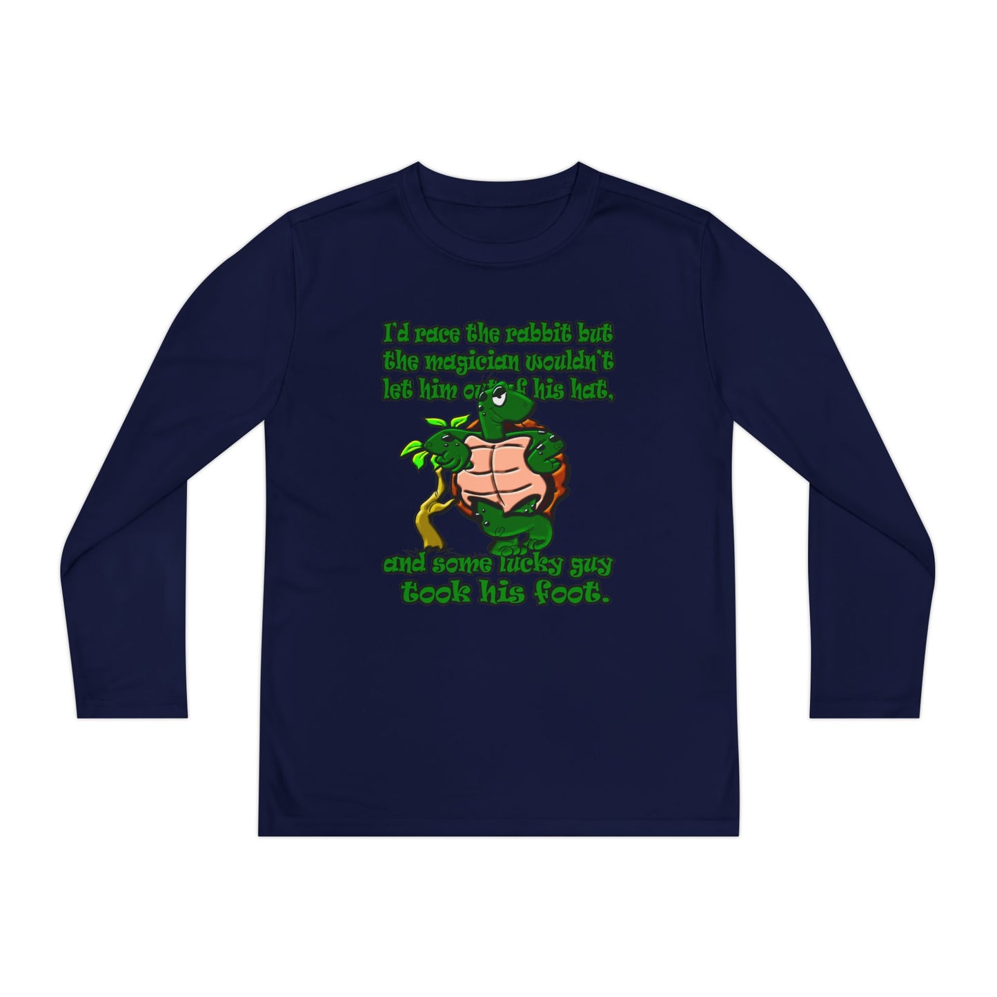 turtle race - Youth Long Sleeve Competitor Tee