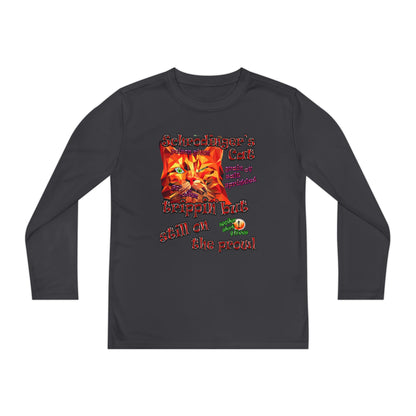 schrodinger's cat - Youth Long Sleeve Competitor Tee