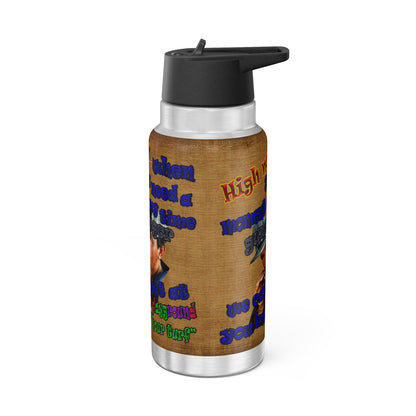 high noon - Gator Tumbler, 32oz  (brown papyrus)
