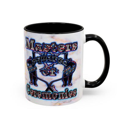 em cee squared - Accent Mug (white marble)