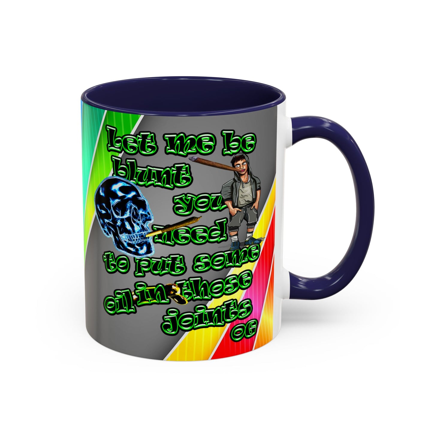 og - Accent Mug (rainbow split)
