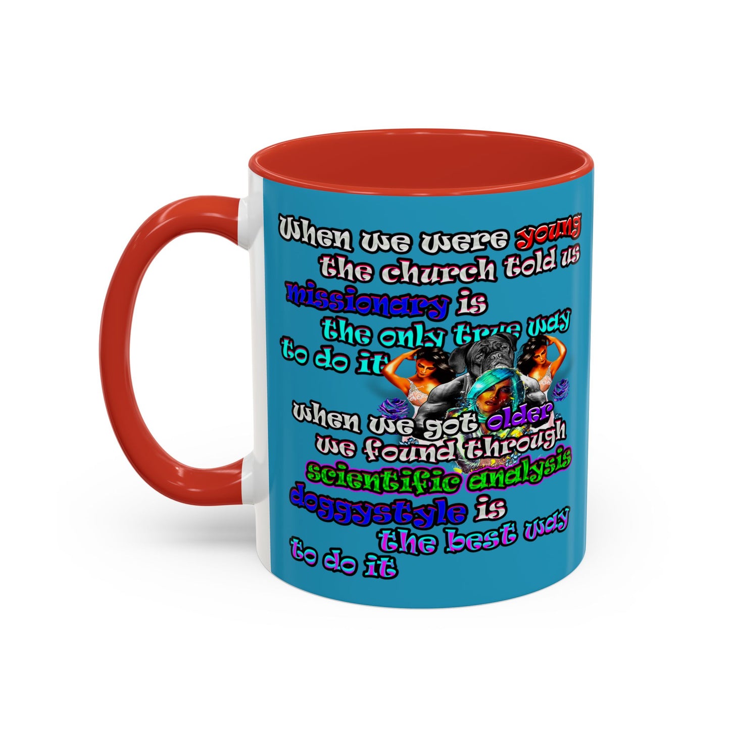 doggystyle - Accent Mug (turquoise)