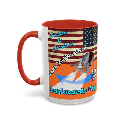 shoot for the stars - Accent Mug (crusta)