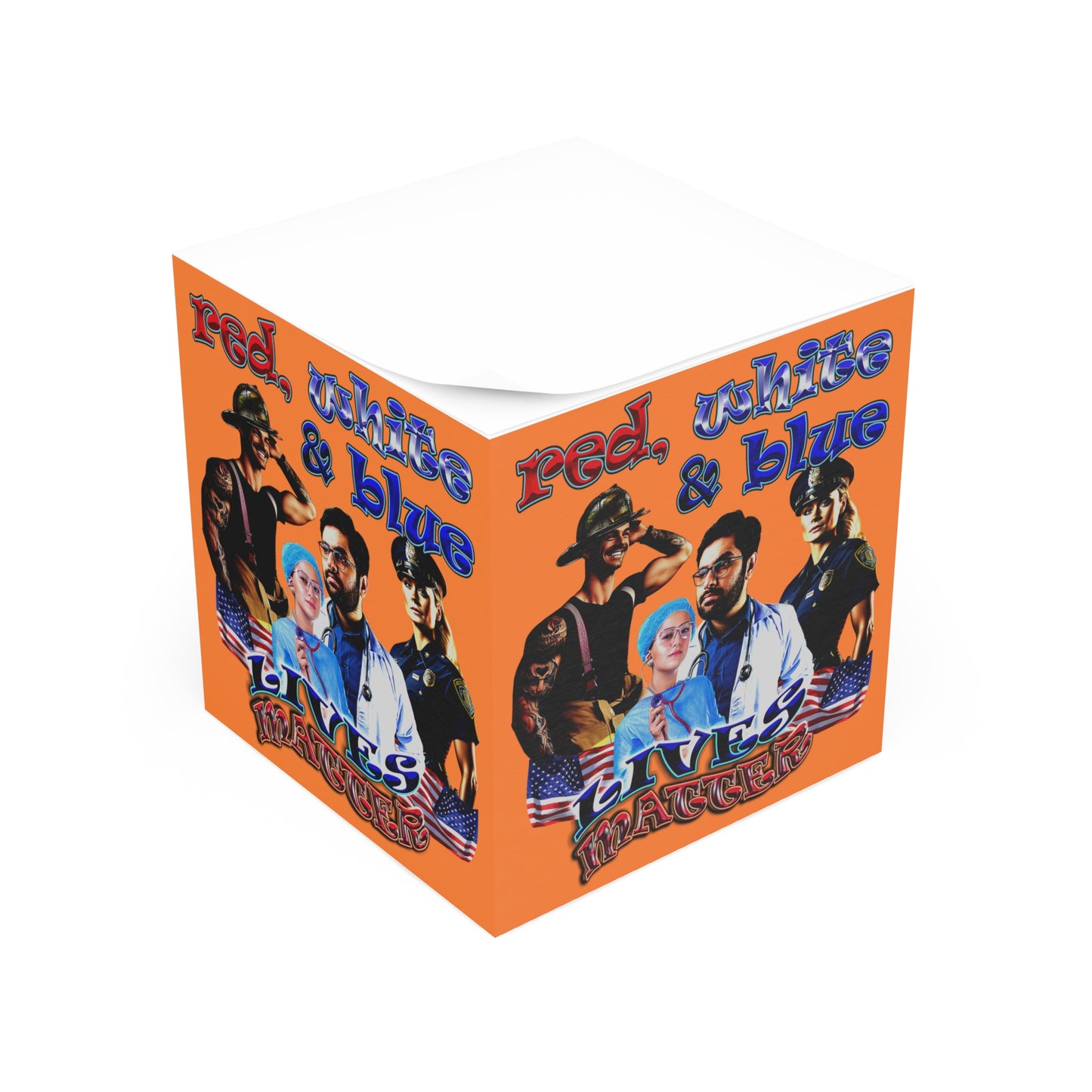 rw&b lives matter - note cube (crusta)