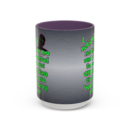 noticed you noticing - Accent Mug (brushed nickel)