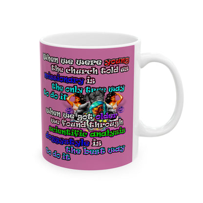 doggystyle - White Mug (light pink)