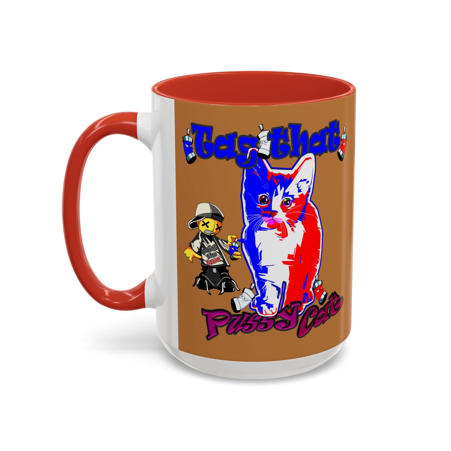 tag that - Accent Mug (light brown)