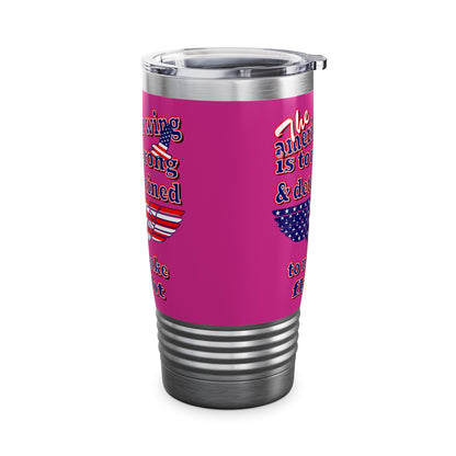 american wing - Ringneck Tumbler, 20oz (pink)