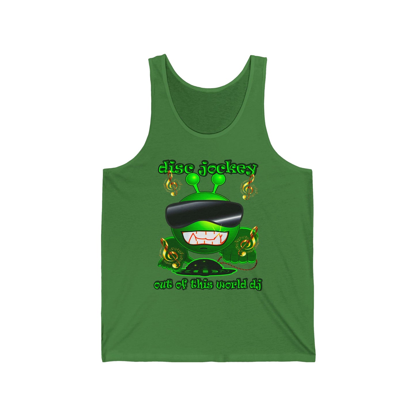 disc jockey - Unisex Jersey Tank