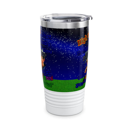 high noon - Ringneck Tumbler, 20oz ('snoops' background)