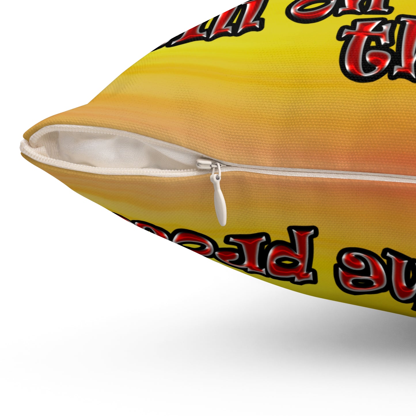 schrodinger's cat - Spun Polyester Square Pillow - (color blur)